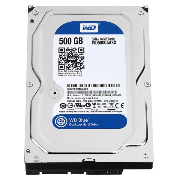 هارد دیسک اینترنال وسترن دیجیتال مدل WD BLUE WD5000AAKX ظرفیت 500 گیگابایت - Image 1