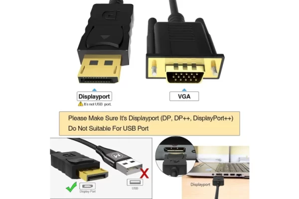 کابل DISPLAY TO VGA مدل KAISER
