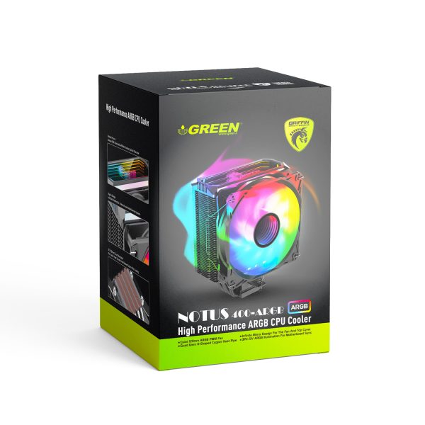 فن سی پی یو گرین 400-ARGB