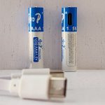 باتری نیم قلمی شارژی تایپ سی qoop - Image 3