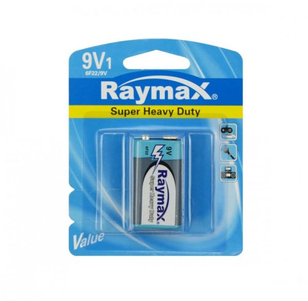 باتری کتابی 9 ولت معمولی کارتی ریمکس RAYMAX - Image 1