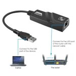 تبدیل USB3 To Lan 10/100/1000 MBPS گیگابابتی دی تک D-Tech - Image 4