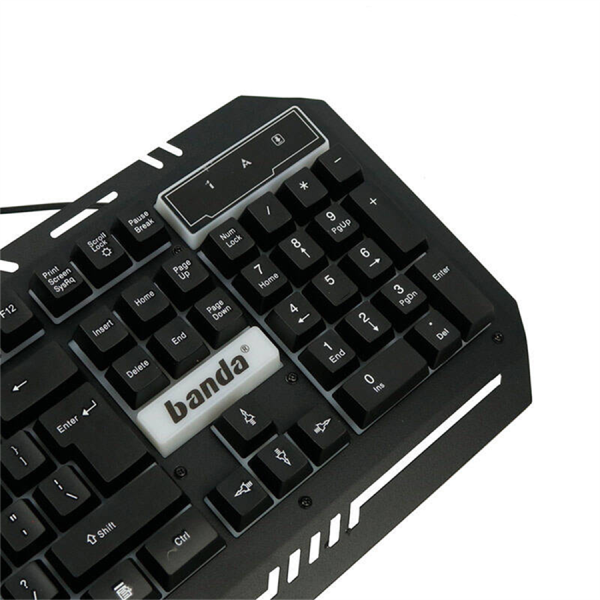 کیبورد و ماوس گیمینگ Banda KM-77 RGB - Image 3