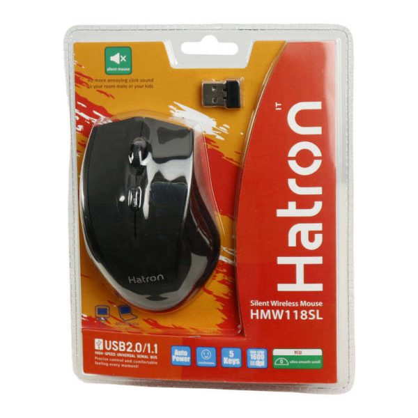 ماوس بی سیم هترون مدل HMW118SL - Image 3