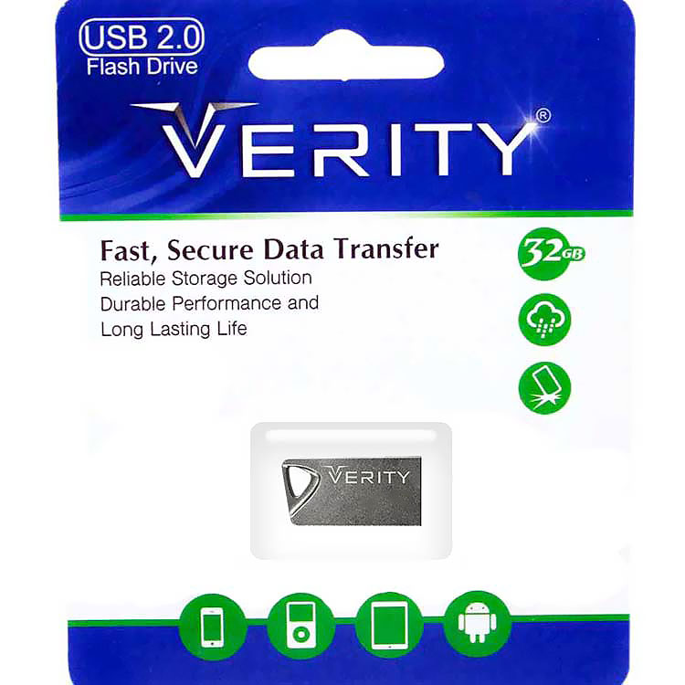 VERITY-V812-32G فلش مموری وریتی مدل V812 ظرفیت 32 گیگابایت - Image 1