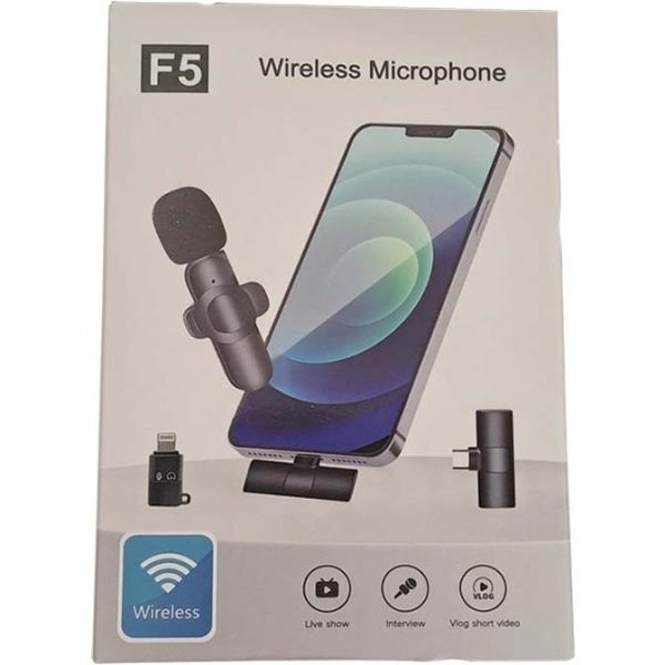 میکروفن بی سیم مدل F5 CLEAR TIMBRE - Image 2