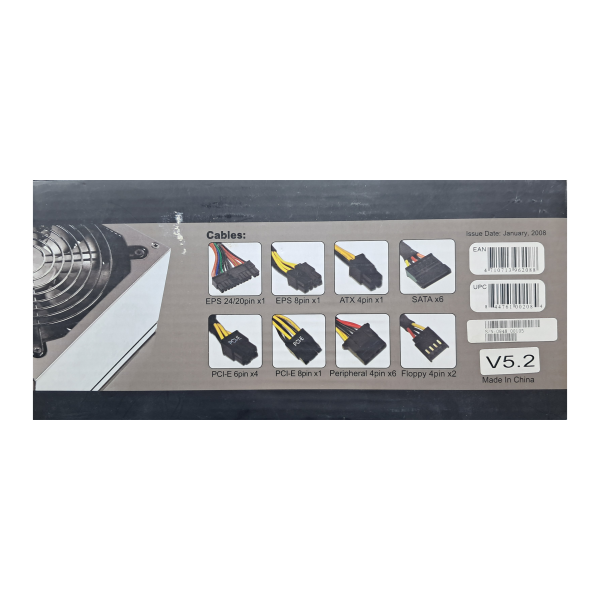 پاور کامپیوتر استوک 600 وات تمام ماژولار سیلوراستون مدل SST-ST60F - Image 4