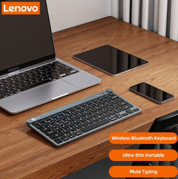 کیبورد تک وایرلس+بلوتوث برند LECOO مدل BK200 - Image 3
