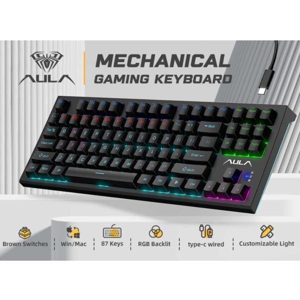 کیبورد گیمینگ AULA F3032