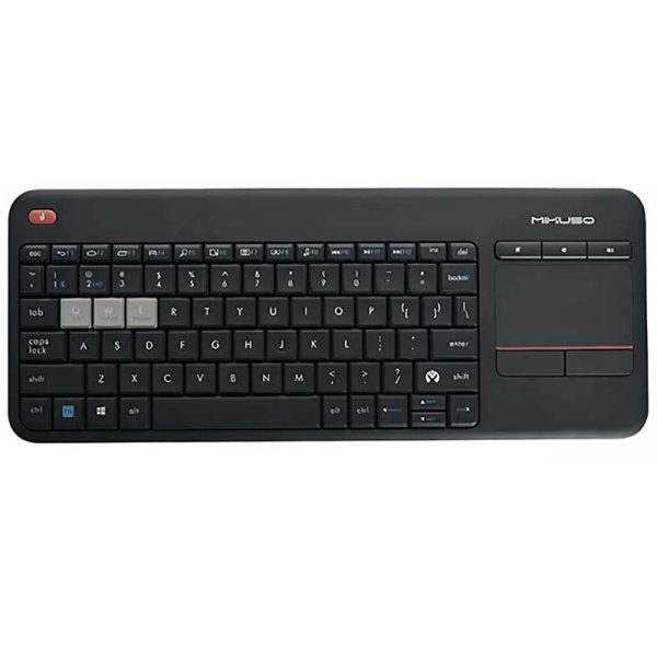 کیبورد بی سیم / بلوتوث + تاچ پد میکاسو (MIKUSO) مدل KB-BW06 - Image 4