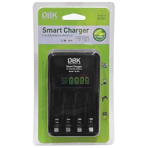 شارژر باتری 4 عددی دی بی کی DBK DL901 - Image 1