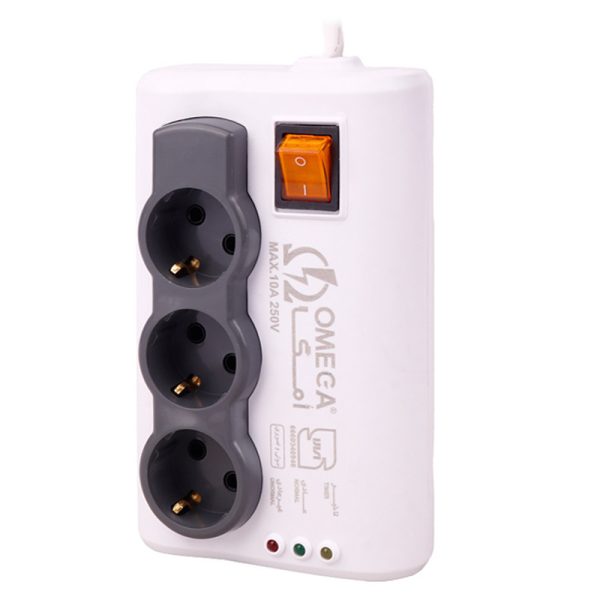 محافظ برق 3 خانه امگا P3000