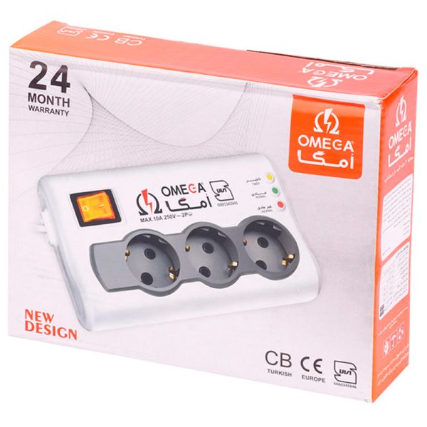 محافظ برق یخچال و فریزر امگا P3100