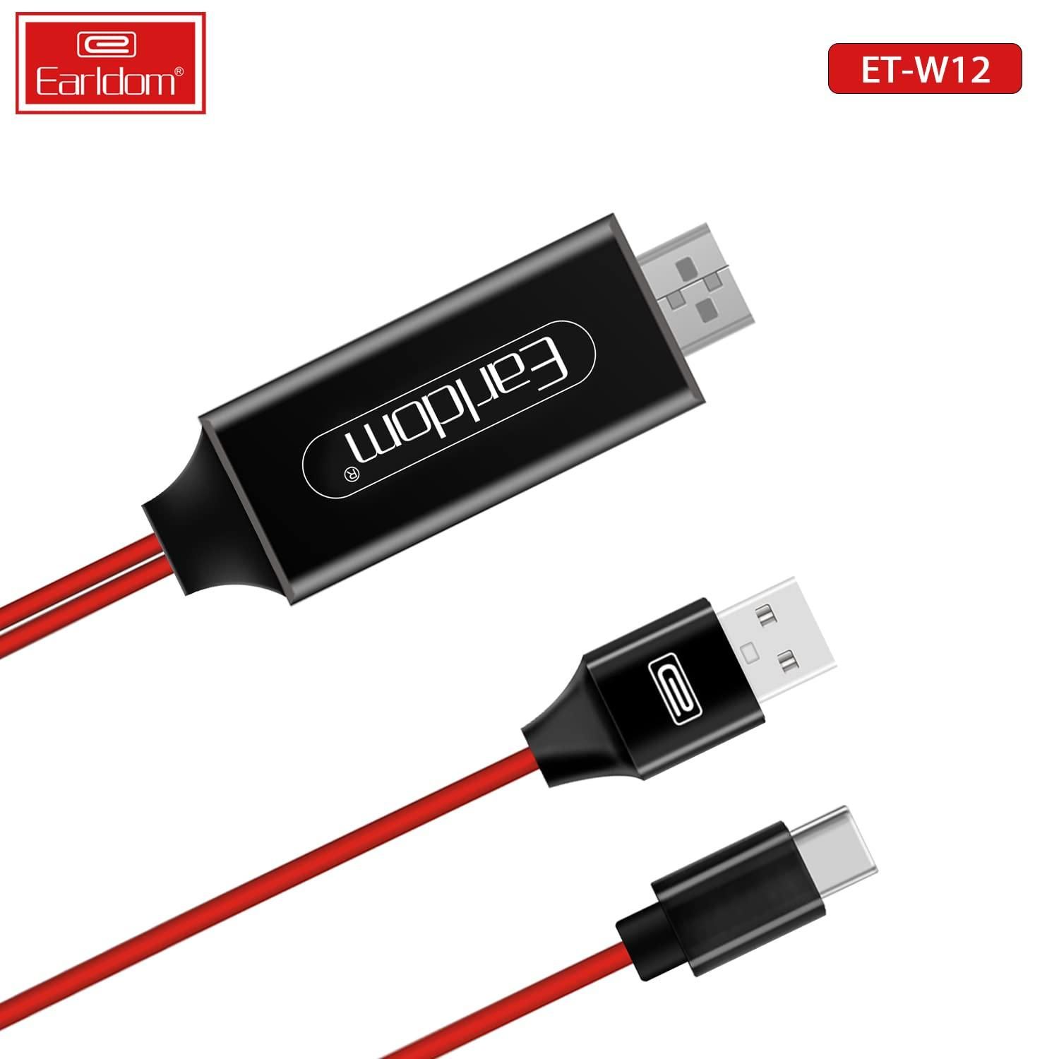 505899893a5875d4d05869b234b86e2f8c67d54e_1744846987 کابل HDMI مدل Earldom W12 - Image 1