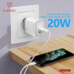 شارژر دیواری 20 وات ارلدام ES-EU50 PD 3A - Image 3